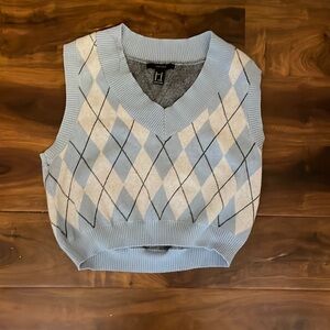 Forever 21 Women’s Blue Sweater-vest Size M